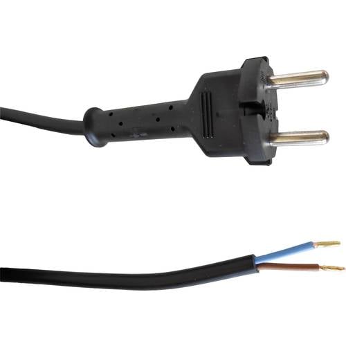 HELU 84485-1 Strom Netzkabel Schwarz 10 m