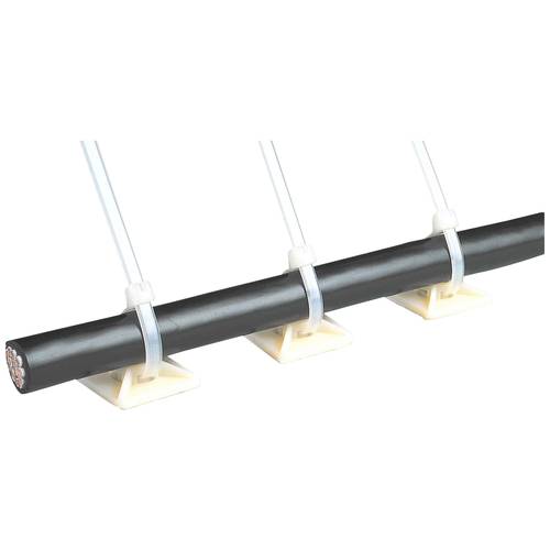 Helukabel 19x19 Befestigungssockel selbstklebend 91090-100 Transparent 100 St.