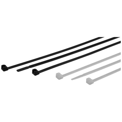 Thumbnail - Helukabel 907025-1000 T-SKU 2-55 Kabelbinder mit Stahlzunge 200 mm 2.5 mm Schwarz mit Metallzunge 1000 St.