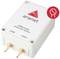 Differenzdrucksensor 'Aranet' mit zwei Anschlüssen für Low und High. Oben links ist ein rotes Logo. 