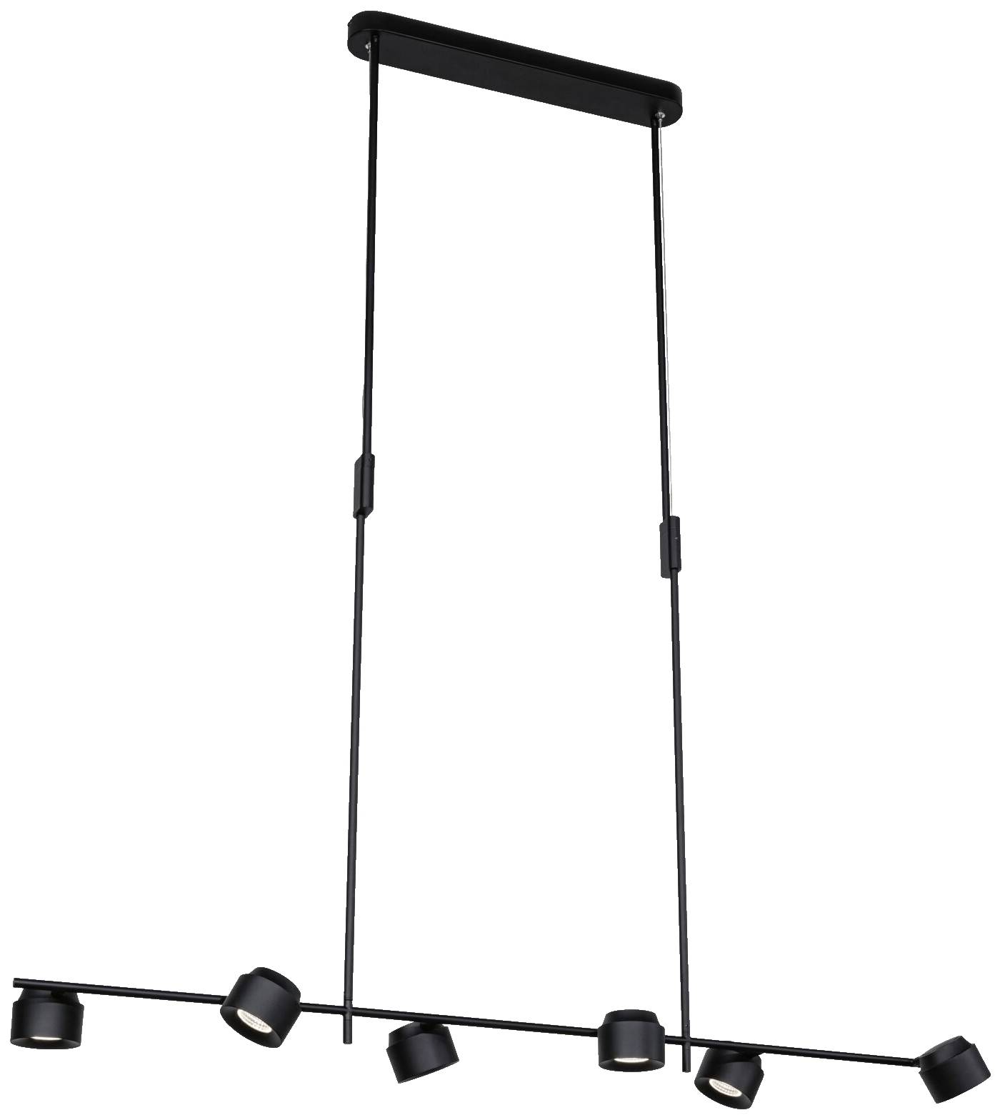 Paulmann Puric Pane I 79774 LED-pendullys LED (RGB) 48 W Sort