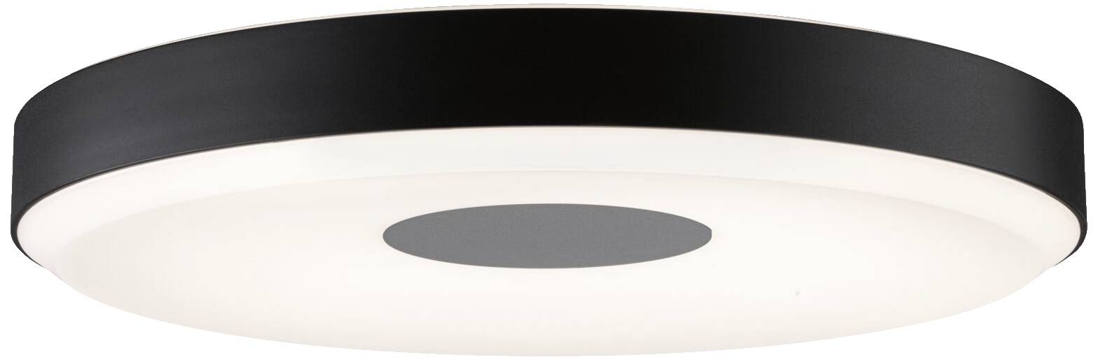 Paulmann 79518 Pane II LED-Deckenleuchte LED 23 W Schwarz, Grau
