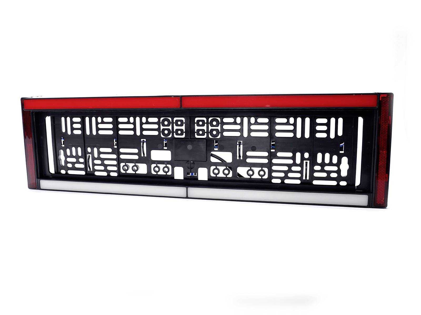 WAS W253 Nummerpladeholder (B x H x T) 584 x 163 x 32 mm