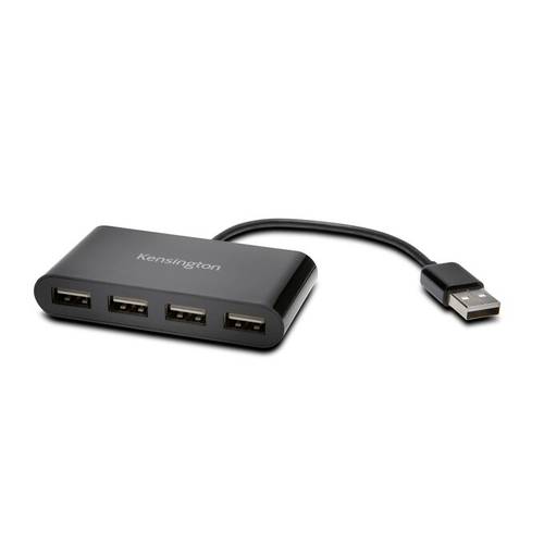 Kensington K39120EU USB-Hub 4 Port USB-A USB 2.0 480 MBit/s Schwarz HUB USB 2.0 4-Port