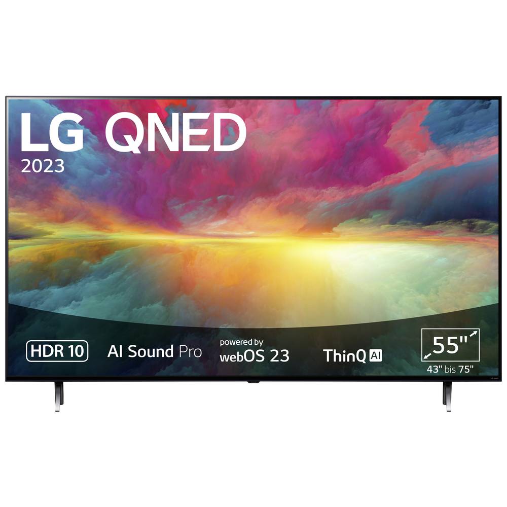 LG Electronics 55QNED756RA.AEUD QLED-TV 139 cm 55 inch Energielabel E (A G) CI+*, DVB-C, DVB-S2, DVB