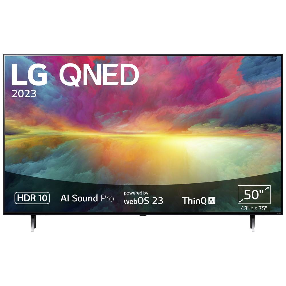 LG Electronics 50QNED756RA.AEUD QLED-TV 127 cm 50 inch Energielabel E (A G) CI+*, DVB-C, DVB-S2, DVB