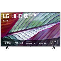 LG Electronics 75UR78006LK.AEUD LCD-TV 190 cm 75 Zoll EEK F (A - G) CI+, DVB-C, DVB-S2, DVB-T2, WLAN, UHD, Smart TV Schwarz