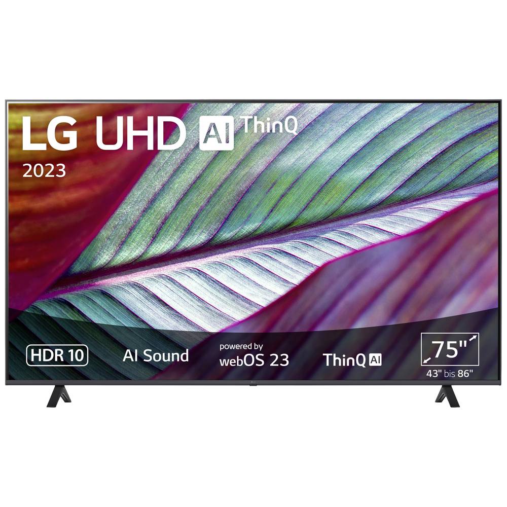 LG Electronics UHD TV 7800 LCD-TV 190 cm 75 inch Energielabel F (A G) CI+*, DVB-C, DVB-S2, DVB-T2, W