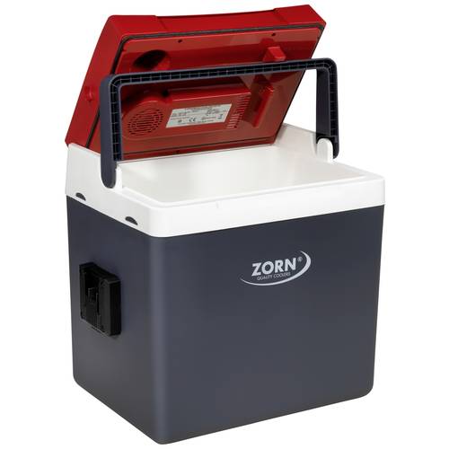 ZORN Cooler Z 26 LNE PX Akku-Kühlbox & Heizbox EEK: E (A - G) Thermoelektrisch 230 V, 12 V, 18 V Weiß-Rot, Grau 25 l max...