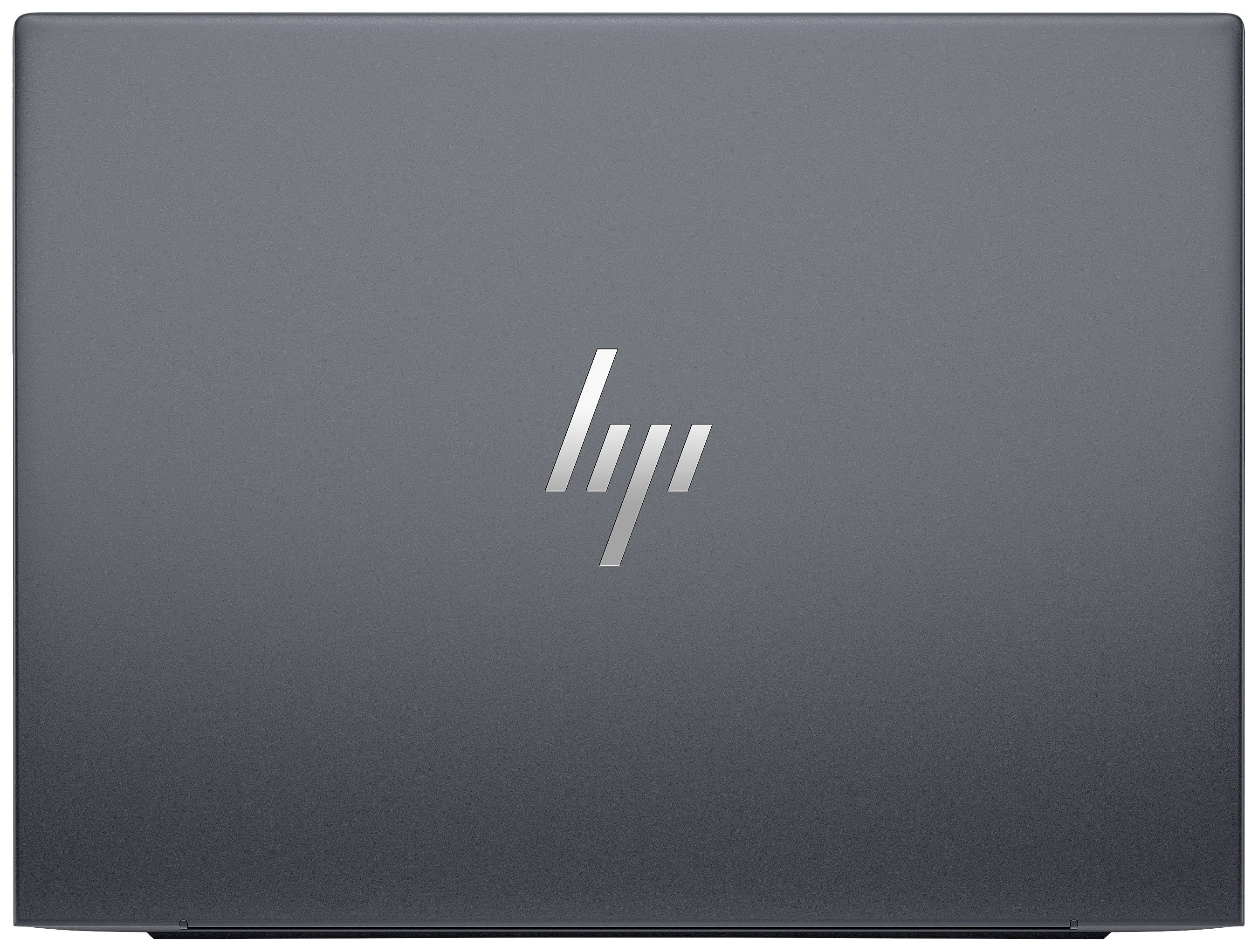 Ein Laptop mit geschlossenem Deckel, auf dem das Logo des Herstellers zu sehen ist.
