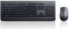 Lenovo Professional Combo Funk Tastatur, Maus-Set Multimediatasten, Spritzwassergeschützt Englisch, QWERTY Schwarz