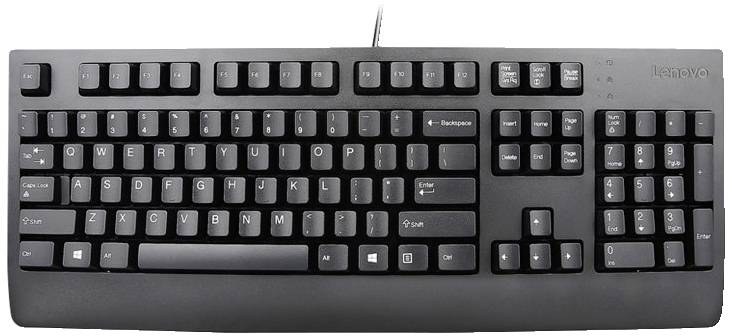 Lenovo KB MICE_BO Preferred Slovak USB Tastatur Slowakisch Schwarz