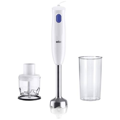 Braun HB101AI-MQ10.201MWH Stabmixer 450 W BPA-frei, mit Zerkleinereraufsatz Weiß