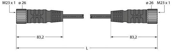 Turck Aktuator- u. Sensorleitung CSM CKM-0