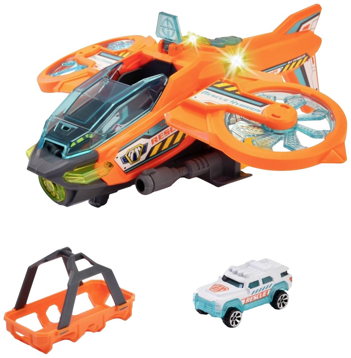 Dickie Toys Einsatzfahrzeug Modell Sky Patroller Fertigmodell PKW Modell