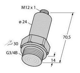 Turck Drucktransmitter PT025R-26-LI3-H1140