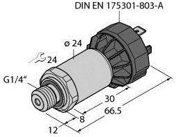 Turck Drucktransmitter PT16R-2004-U1-DA91