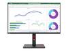 Lenovo ThinkVision T32h-30 LED-Monitor EEK F (A - G) 80 cm (31.5 Zoll) 2560 x 1440 Pixel 16:9 4 ms DisplayPort, Audio-Line-out, HDMI®, USB-C®, USB-A (USB 3.2 Gen 1) IPS LED