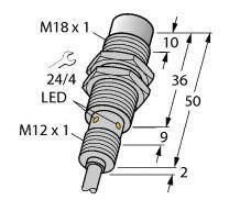 Turck Sensor NI15U-EM18WD-AN6X