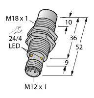Turck Sensor NI15UEM18WDAN6XH1141