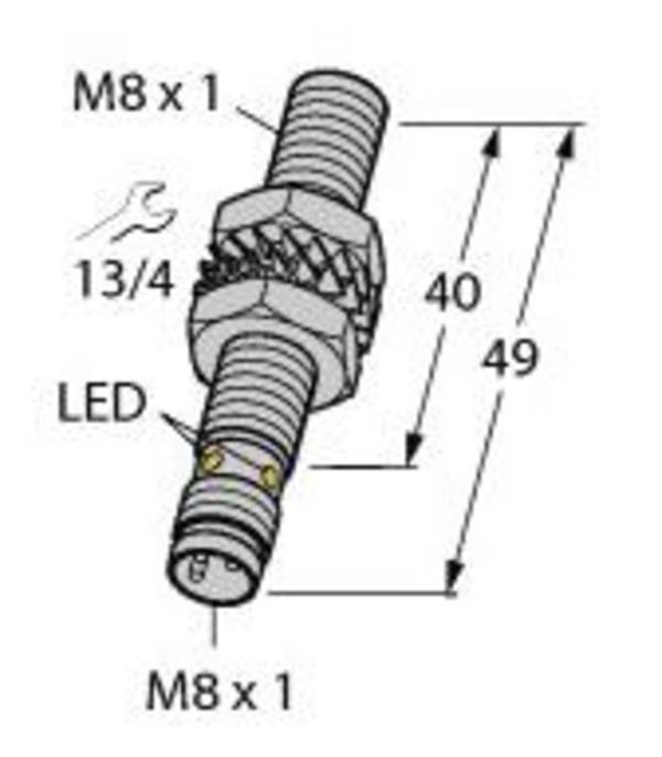 Turck Sensor Induktiv bündig PNP, Schließer BI2-EG08-AP6X-V1131