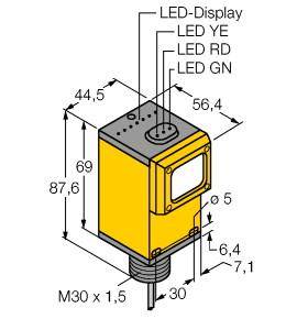 Turck Optoelektronischer Sensor Q45VR3LV