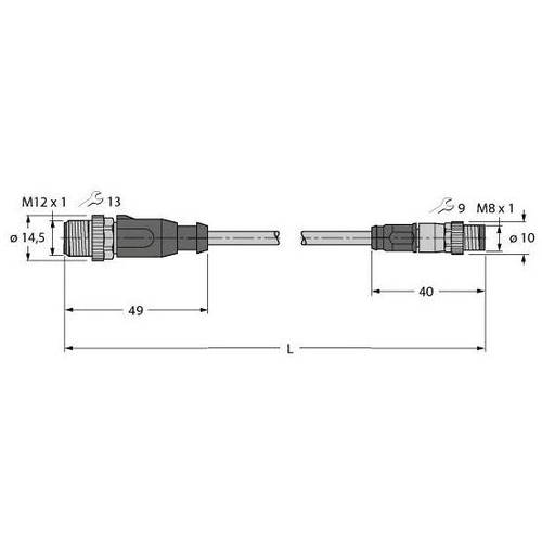 Turck 6936514 Sensor-/Aktor-Steckverbinder, konfektioniert 1 St.