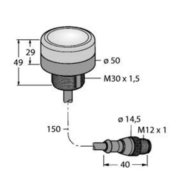 Turck LED-Anzeige K50BCLS1XBXPQP
