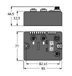 Turck BLCCO-2M12S-2RFID-S 6811300 Feldbus Station 1 St.