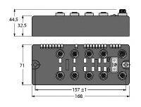 Turck BLCCO-8M12L-8DI-P-8DI-P 6811317 Feldbus Station 1 St.