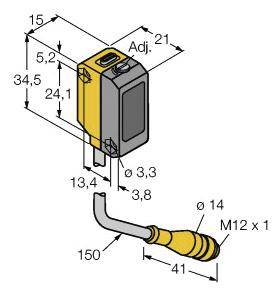 Turck Opto Sensor QS18VP6AF100Q5