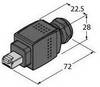 Turck PushPullRJ45-Steckverbin. AIDA-RJ45-CC