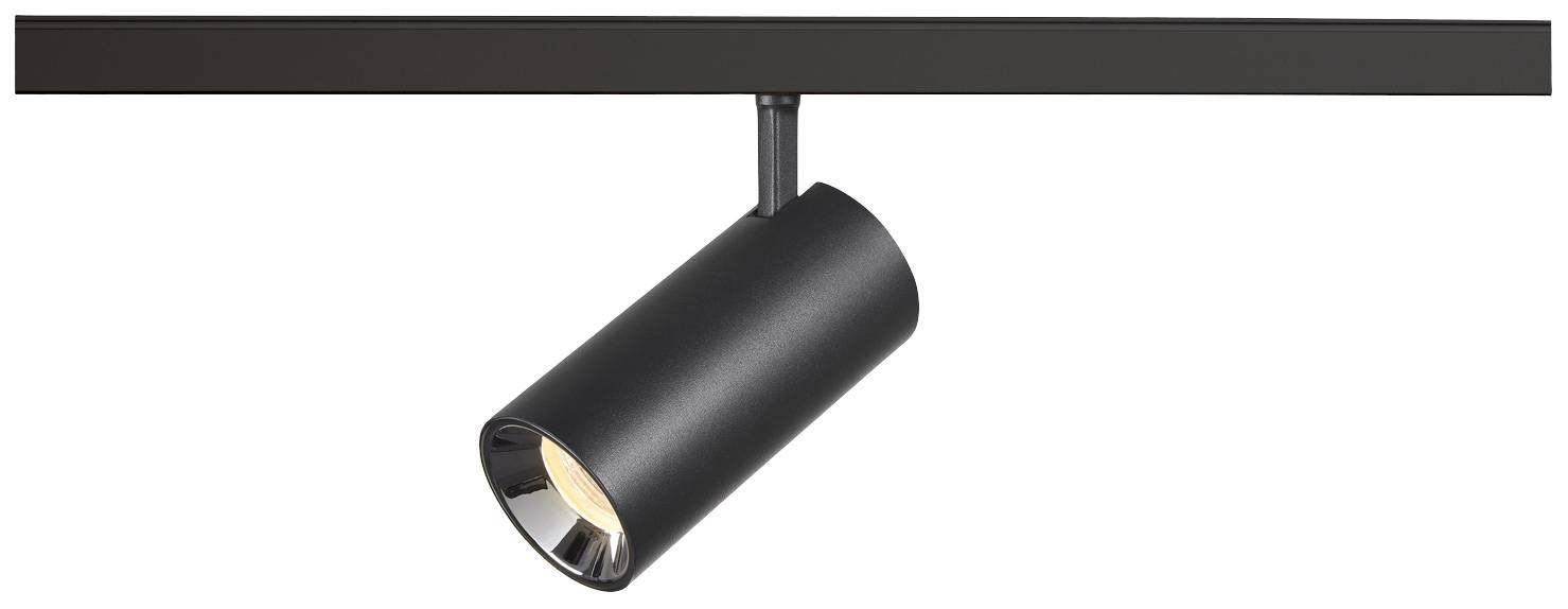 SLV NUMINOS S Niedervolt-Schienensystem-Leuchte Track 16 W LED Schwarz, Chrom
