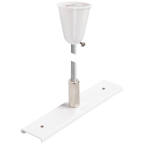 SLV Track Niedervolt-Schienensystem-Komponente Schienenverstärkungsplatte Weiß 1006602 48V TRACK