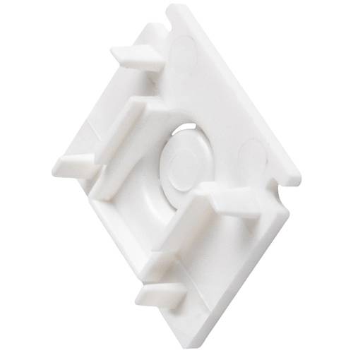 SLV Track Niedervolt-Schienensystem-Komponente Endkappe Weiß 1006594 48V TRACK