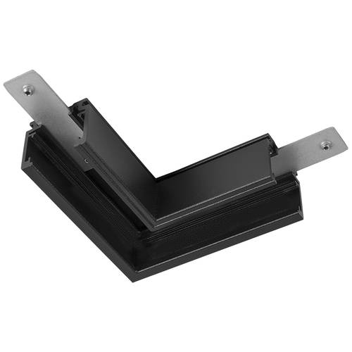 SLV Track Niedervolt-Schienensystem-Komponente L-Verbinder Schwarz 1006577 48V TRACK für Aufbauschiene standard, rechts