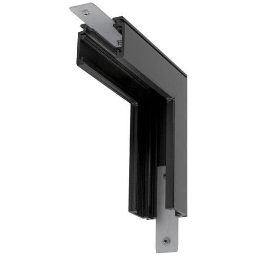 SLV Track Niedervolt-Schienensystem-Komponente L-Verbinder Schwarz 1006579 48V TRACK für Aufbauschiene standard, Stereo