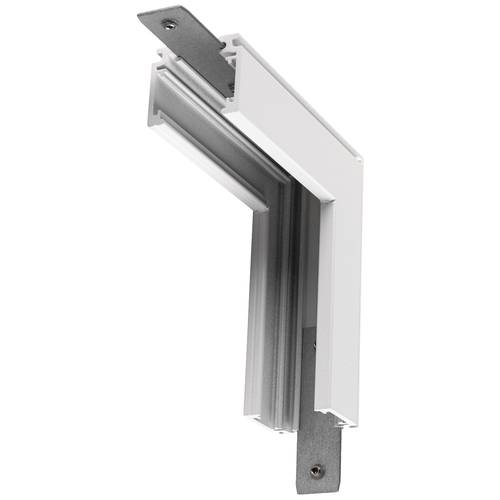 SLV Track Niedervolt-Schienensystem-Komponente L-Verbinder Weiß 1006580 48V TRACK für Aufbauschiene standard, Stereo