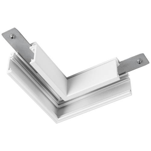 SLV Track Niedervolt-Schienensystem-Komponente L-Verbinder Weiß 1006576 48V TRACK für Aufbauschiene standard, links