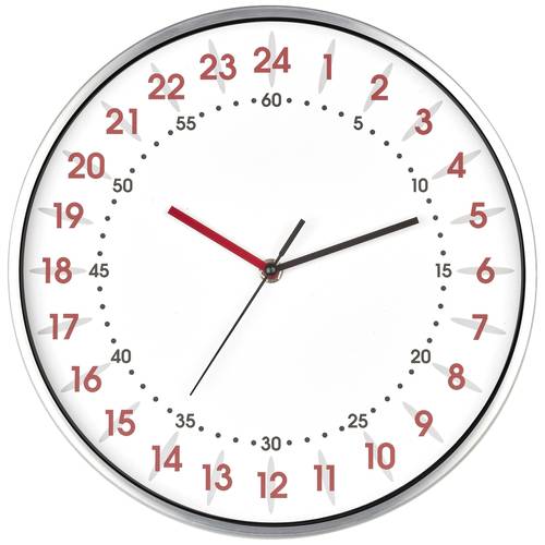 TFA Dostmann 60.3069.02 Quarz Wanduhr 304 mm x 48 mm Aluminium