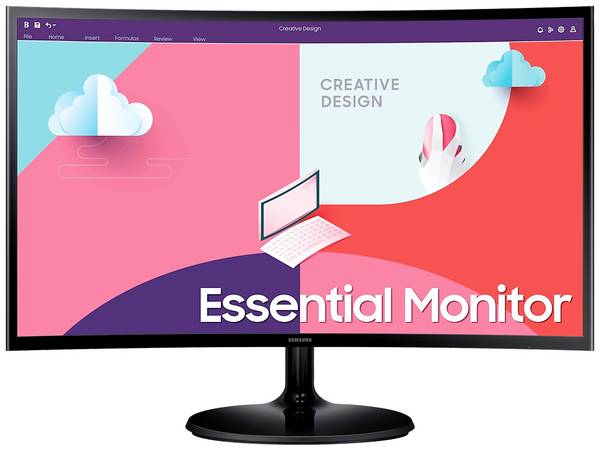 Samsung S24C364EAU - S36C Series - LED-Monitor - gebogen - 61 cm (24")