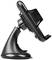 Handyhalterung; Seitenansicht zeigt schwarzen, verstellbaren Ständer mit Clip zum Befestigen eines Smartphones, geeignet für Auto.