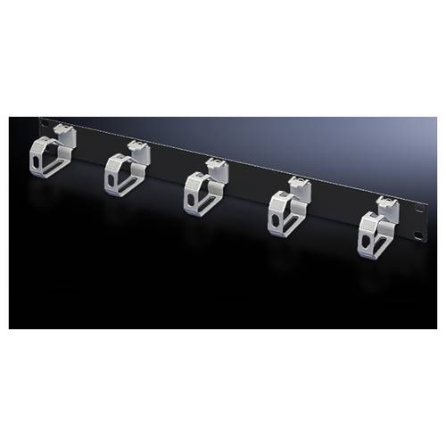 Rittal 7159017 19 Zoll Rangierpanel 1 HE Tiefschwarz (RAL 9005)