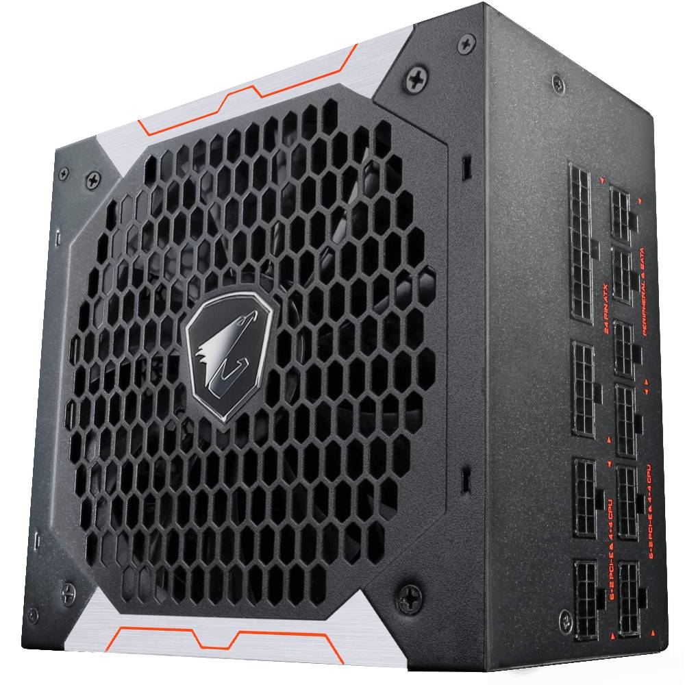 Gigabyte AORUS P750W Netzteil intern ATX12V 2.3/ EPS12V 80 PLUS Gold Wechselstrom 100-240 V 750 Watt aktive PFC