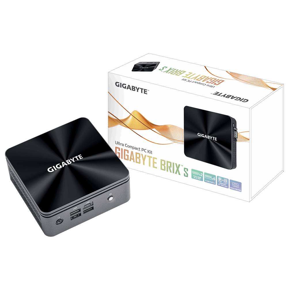 Gigabyte BRIX s GB-BRi3H-10110 (rev. 1.0) - Barebone - Ultra Compact PC Kit - 1-1