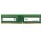 Ein grüner RAM-Riegel mit CE-Kennzeichnung und Dell-Logo. Text: 'Make your next upgrade a Dell Memory upgrade'.