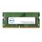 Ein grüner RAM-Speicherchip von Dell mit weißem Sticker, auf dem steht: 'Make your next upgrade a Dell Memory Upgrade'.