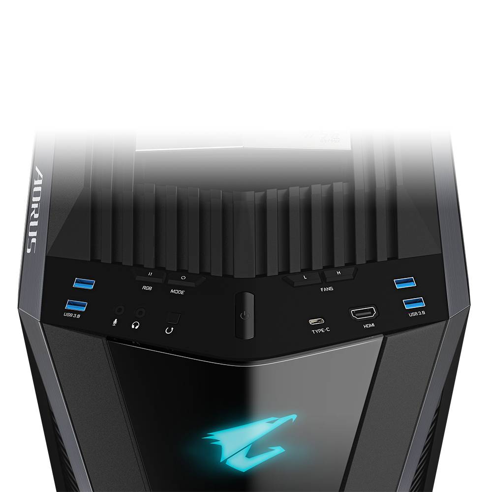 GIGABYTE - AORUS C700 GLASS - FT - ATX - Seitenteil mit Fenster (gehärtetes Glas)-9