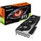 Grafikkarte Gigabyte GeForce RTX 3060 abgebildet, mit Verpackungsvorderseite im Hintergrund. RTX 3060 für Gaming optimiert.