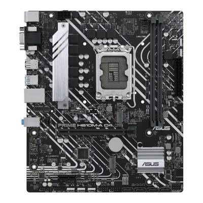 ASUS PRIME H610M-A D4-CSM - Motherboard - micro ATX - LGA1700-Sockel - H610 Chipsatz - USB 3.2 Gen 2, USB 3.2 Gen 1 - Gi